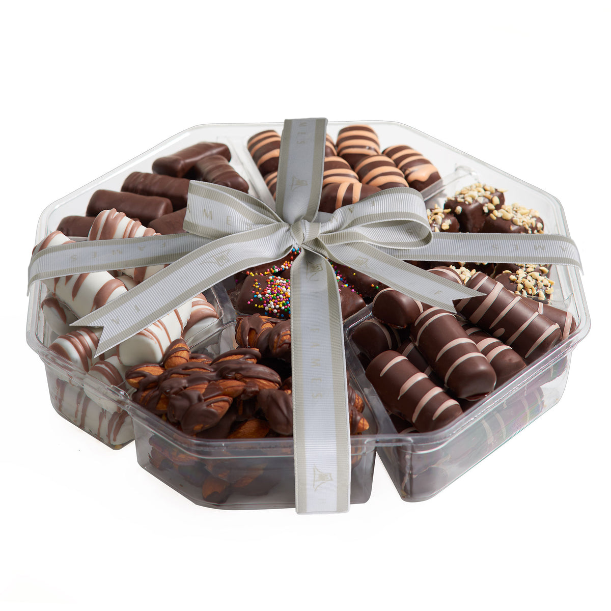 Chocolate Gift Baskets For Families - 3 Pack, Dairy Free, Kosher.  Fames Chocolate