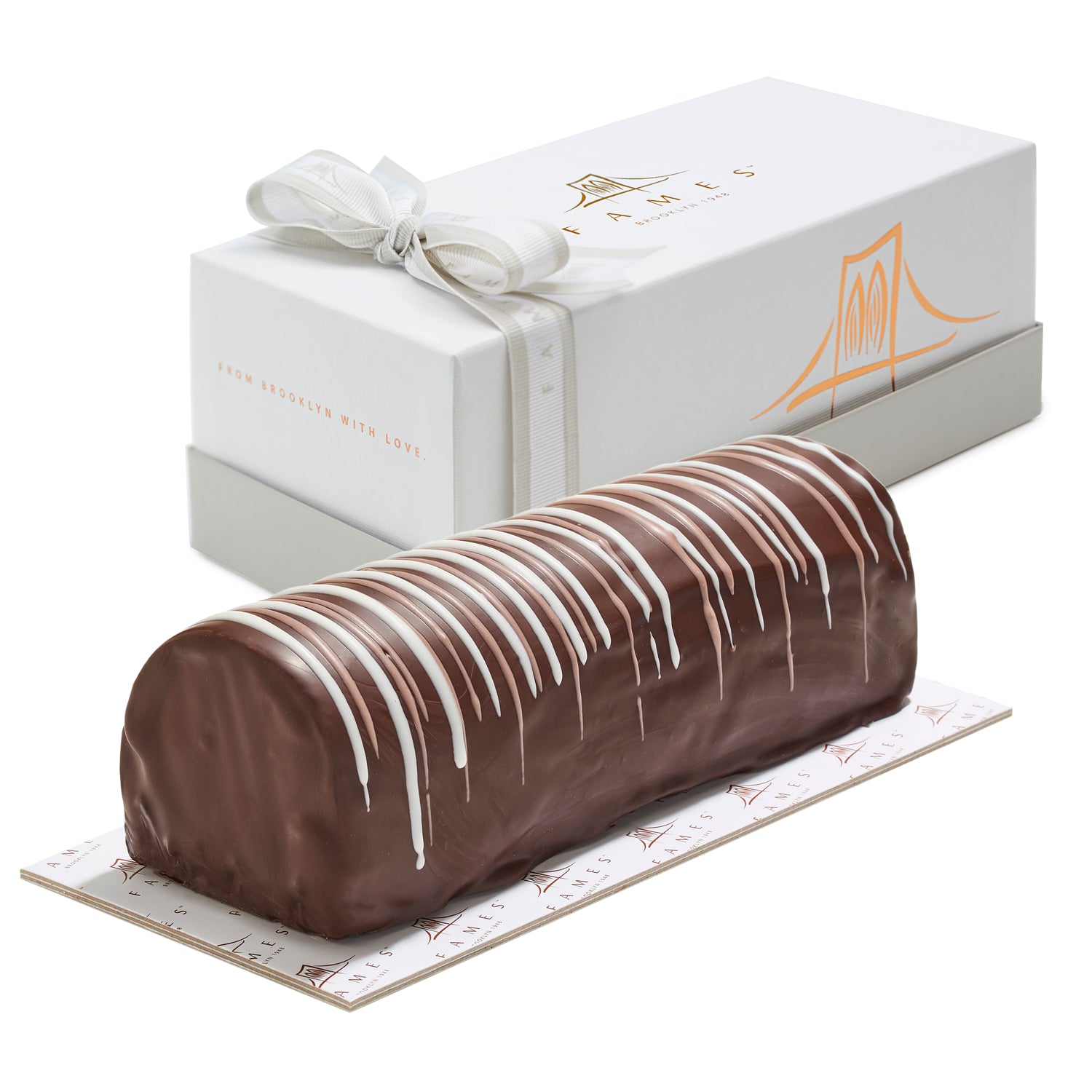 Gourmet truffle Log In Gift Box  Fames Chocolate   