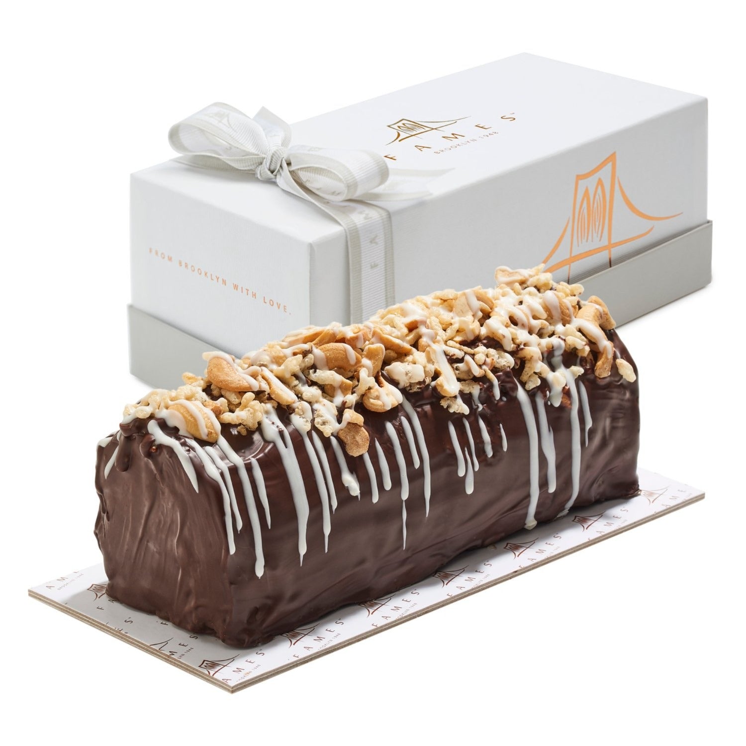 Chocolate Butter Blend Log In Gift Box  Fames Chocolate   