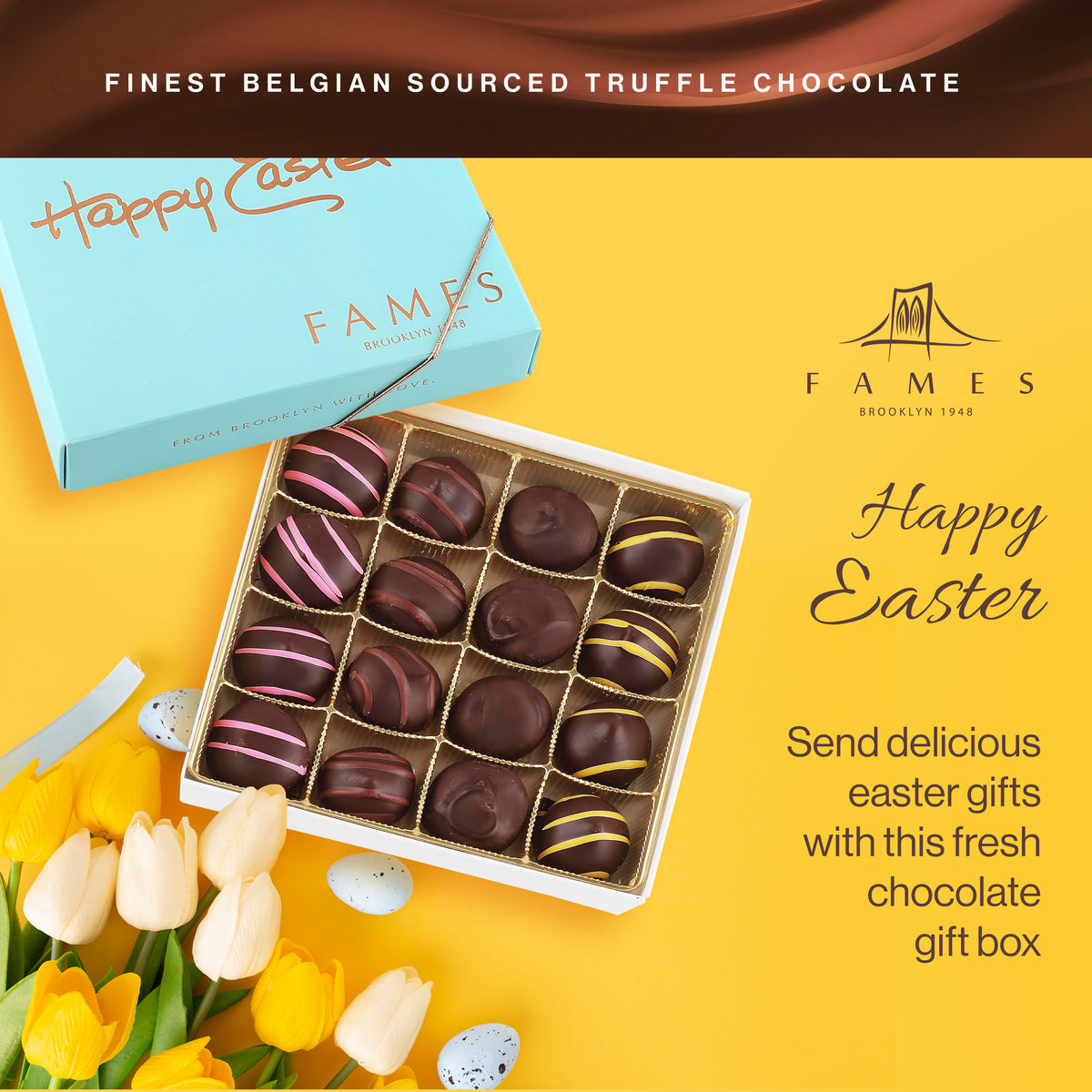 Easter Chocolate Gift Box - 16 Pieces.