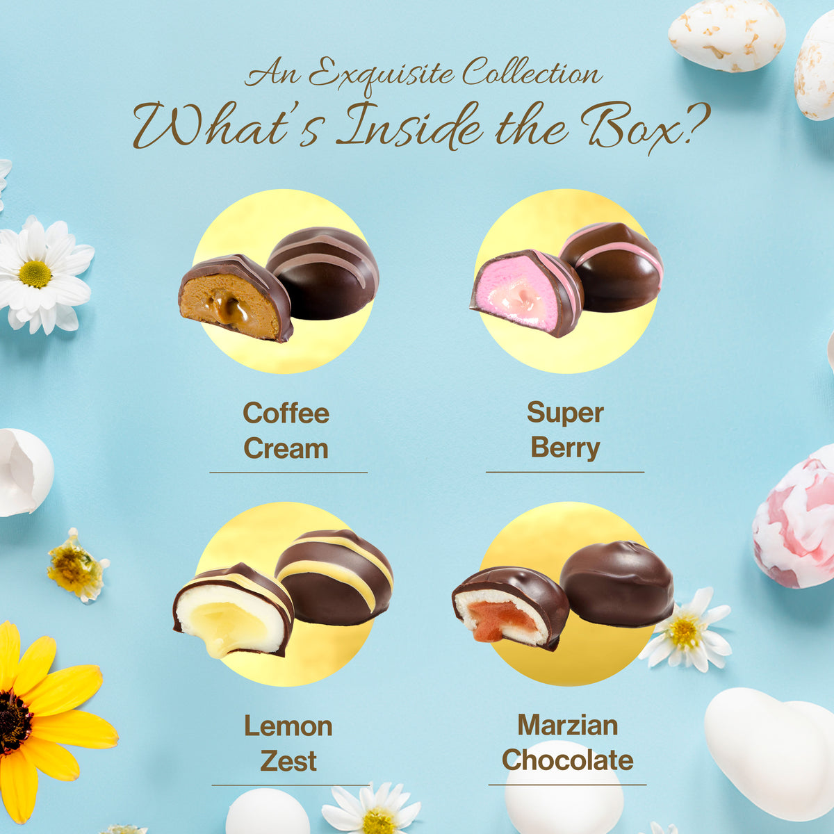 Easter Chocolate Gift Box - 16 Pieces.