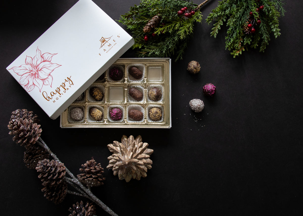 Sweets for Your Season: Holiday Chocolate Box.  Fames Chocolate
