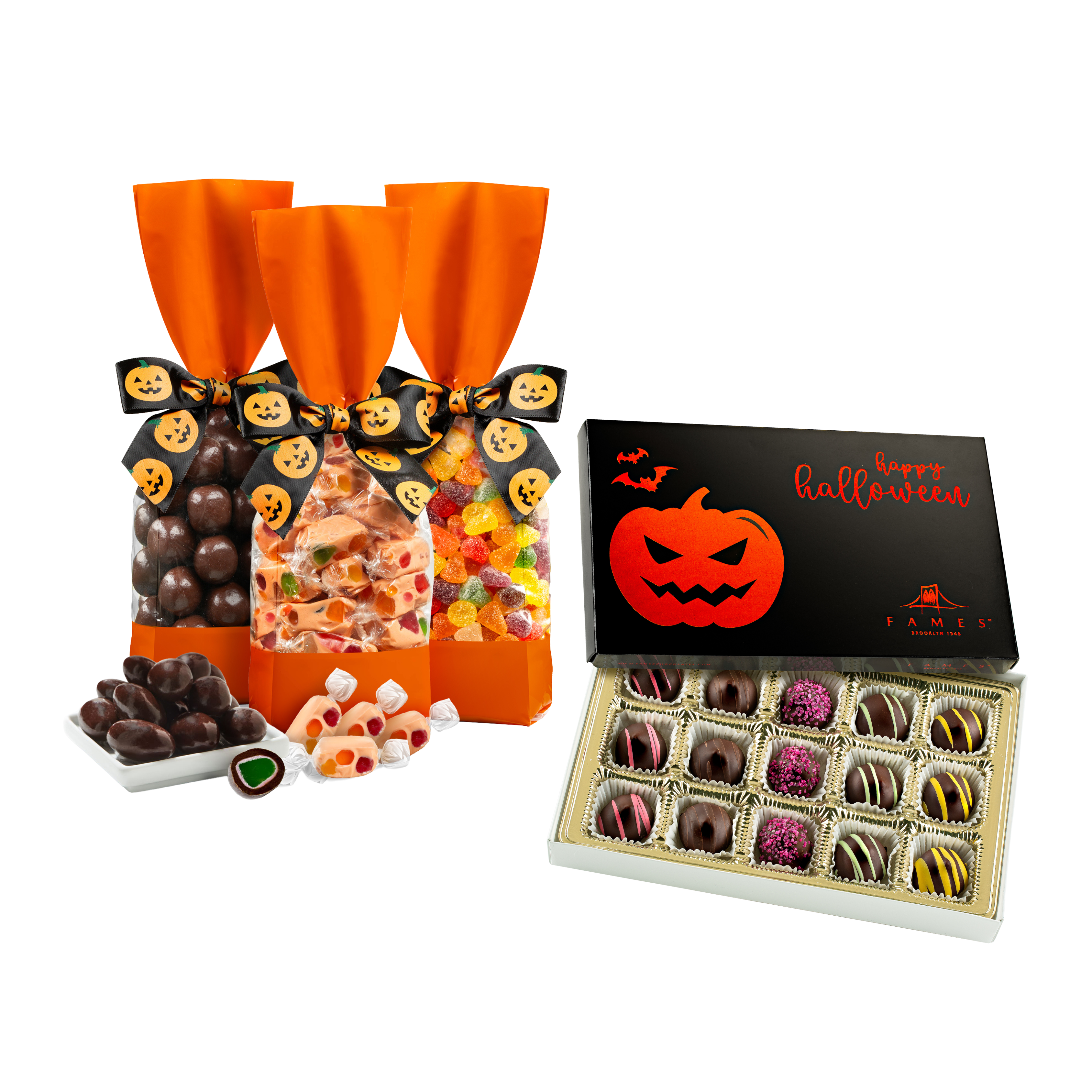 Halloween Gift Set - Chocolates & Sour Jellies - Fames Chocolate Halloween Gift Set - Chocolates & Sour Jellies - Fames Chocolate