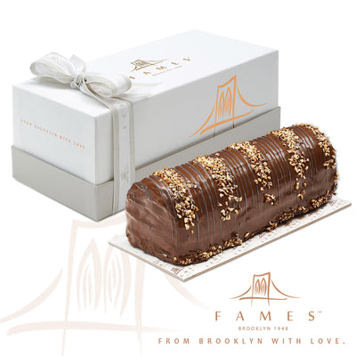 Fames Zebra Halva Dark Chocolate Log – Handcrafted With Deluxe Gift Box