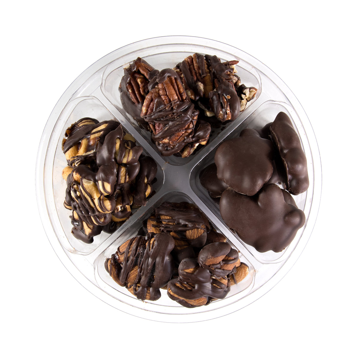 Chocolate Caramel Nut Clusters 4 Chocolate