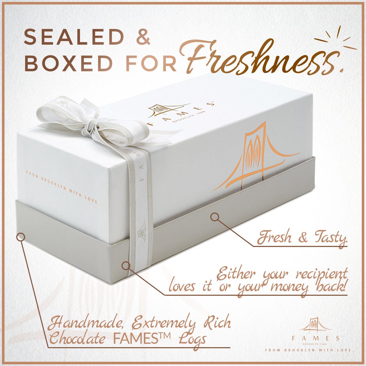 Fames Truffle Halva Log In Gift Box