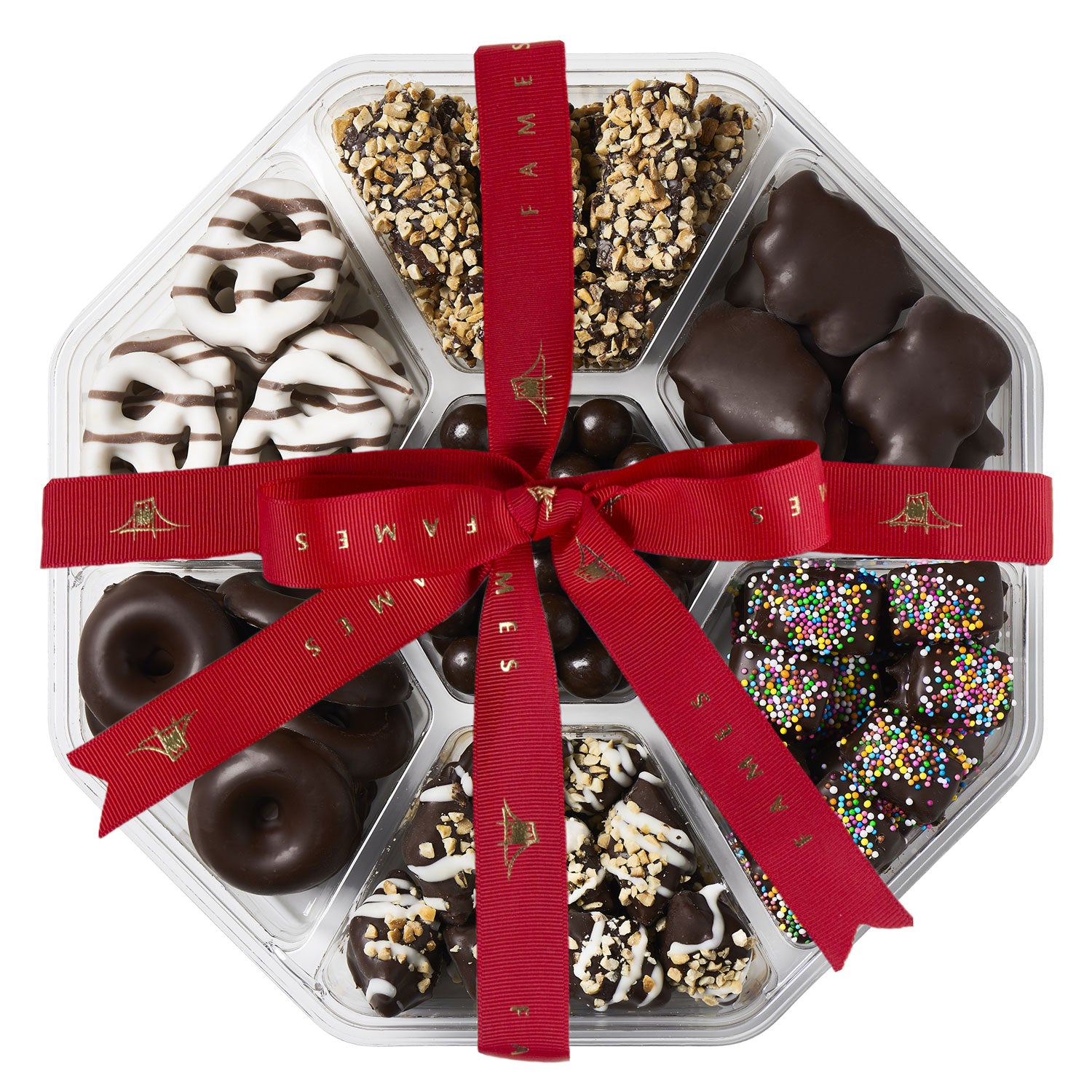 Seventh Heaven Chocolate Assortment Gift, Kosher, Dairy Free.  Fames Chocolate   