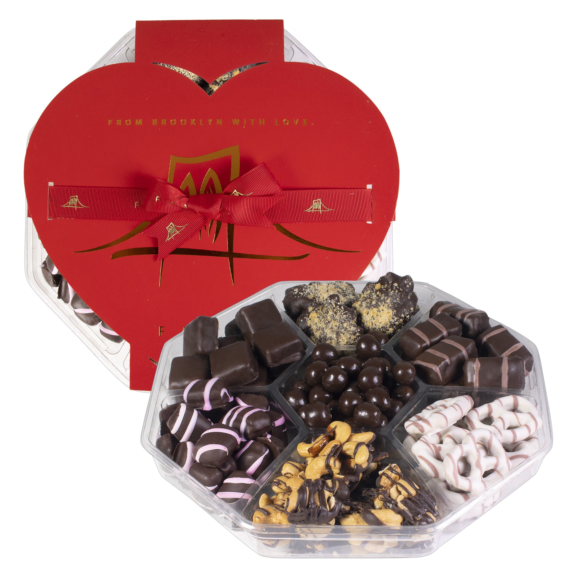 Valentine's Day Assorted Chocolate Gift Box, Kosher.  Fames Chocolate   