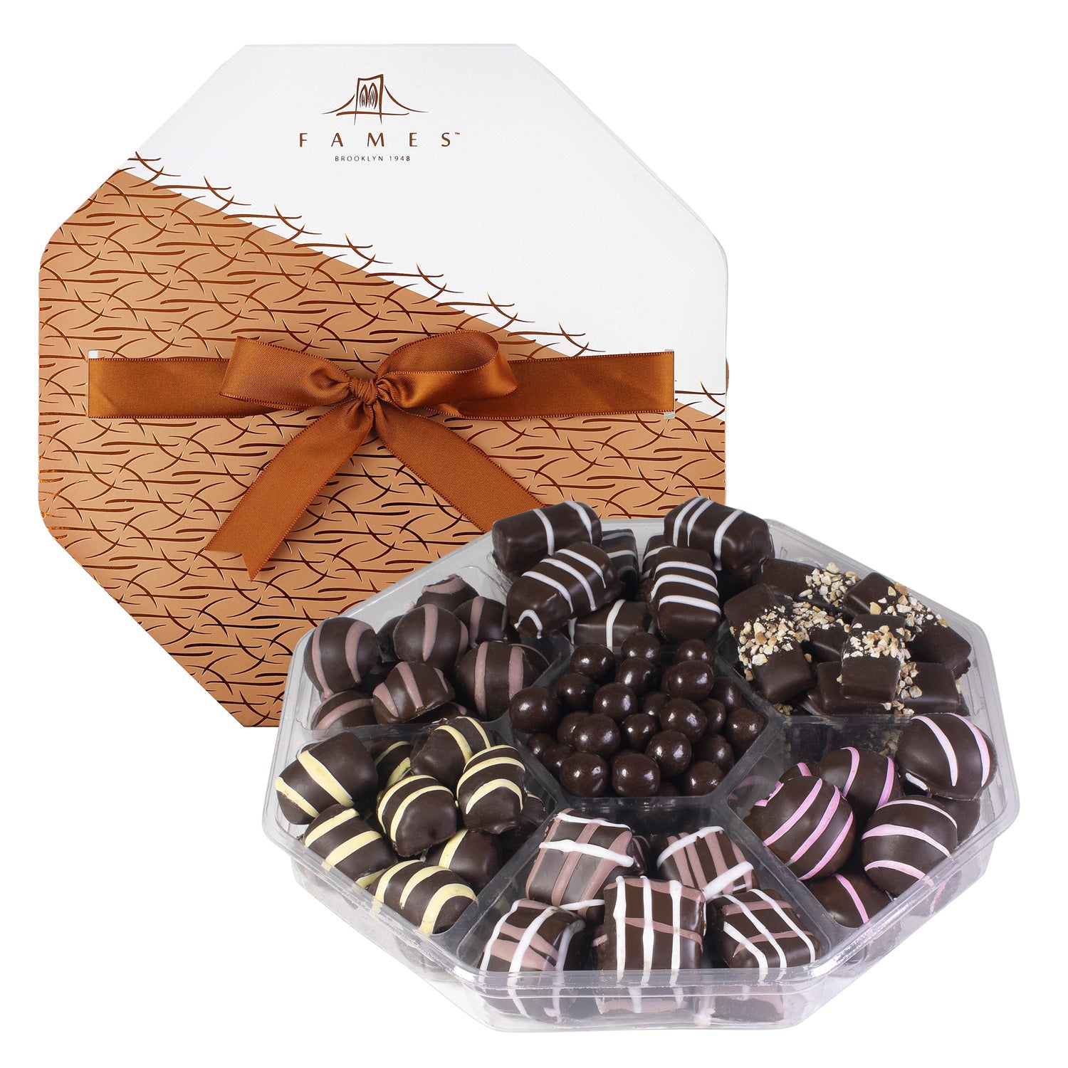 Artisan Crafted Chocolate Gift Assortment (1.50 Lb), Dairy Free, Kosher.  Fames Chocolate   