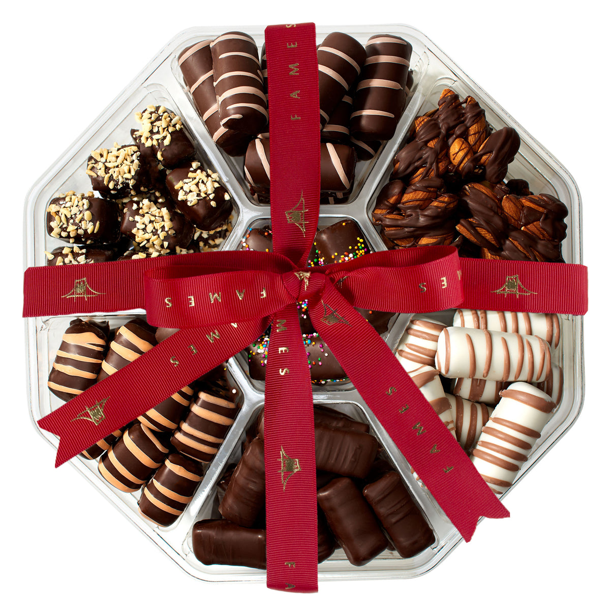 Gourmet Assorted Chocolate Gift Set, Kosher, Dairy Free.  Fames Chocolate   