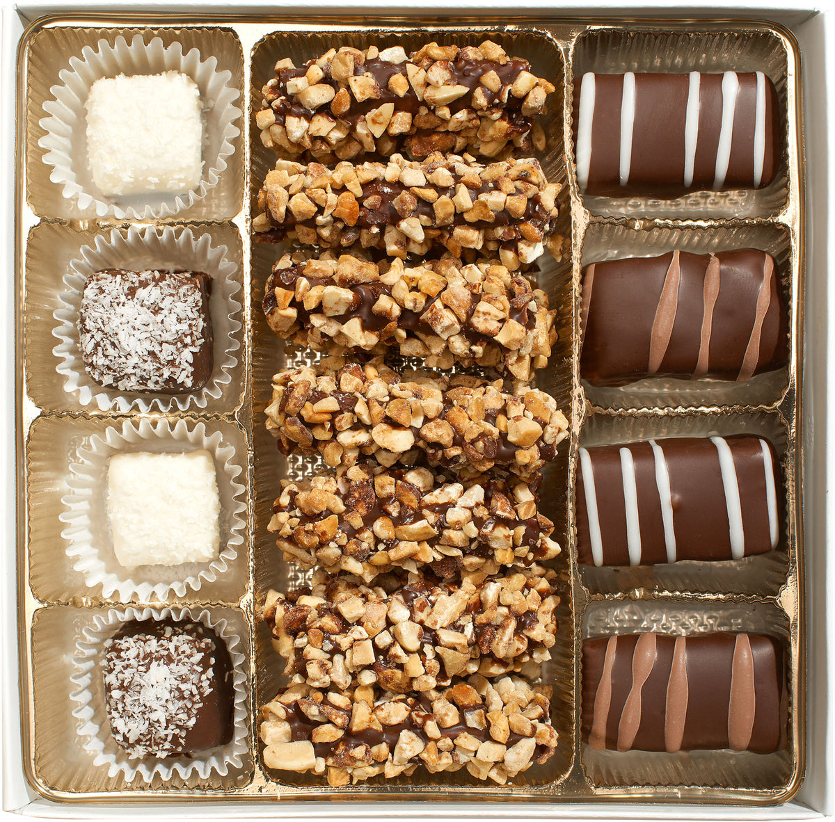 Valentine's Day Chocolate Gift Box - Gourmet  Chocolates That Everyone Loves - Kosher, Dairy Free.  Fames Chocolate