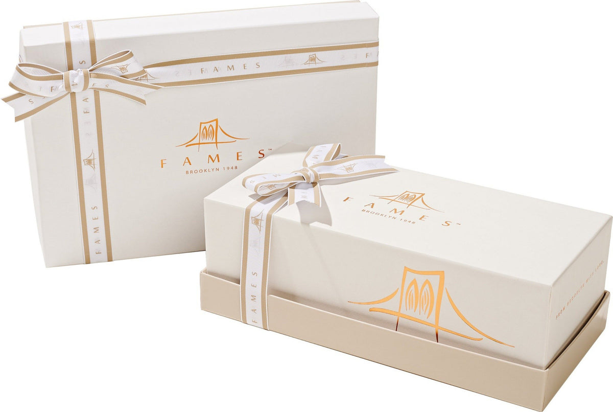 Chocolate Gift Set, Luxury Chocolate Gift Box with Chocolate Log, Kosher, Dairy Free.  Fames Chocolate   
