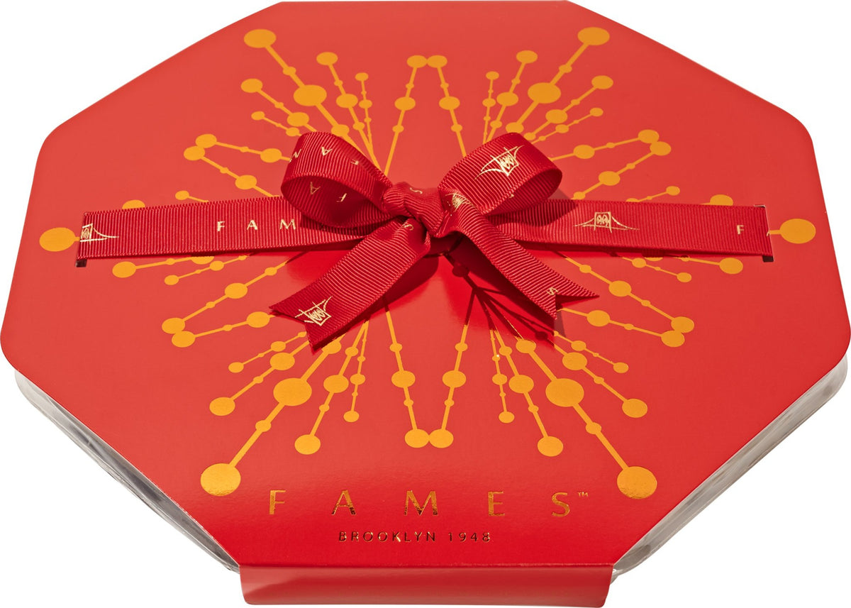 Gourmet Chocolate Gift, Handcrafted Deluxe Chocolates, Kosher, Dairy Free.  Fames Chocolate   