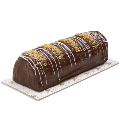 Fames Chocolates Truffle Halva Chocolate Log In Gift Box, Kosher