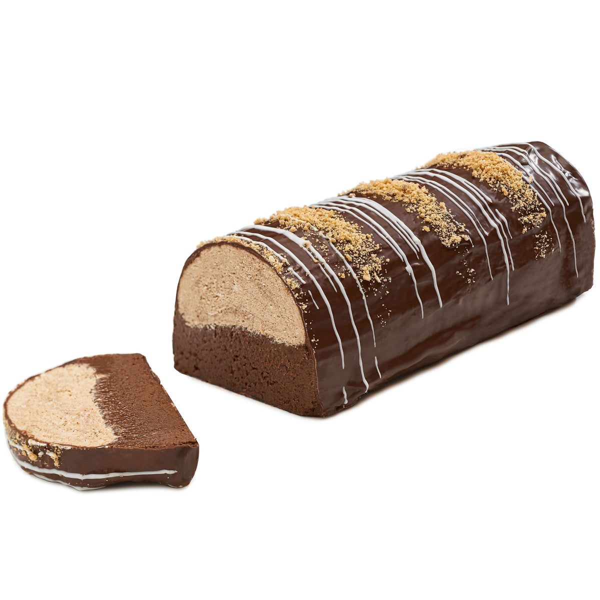 Fames Chocolates Truffle Halva Chocolate Log In Gift Box, Kosher  Fames Chocolate   