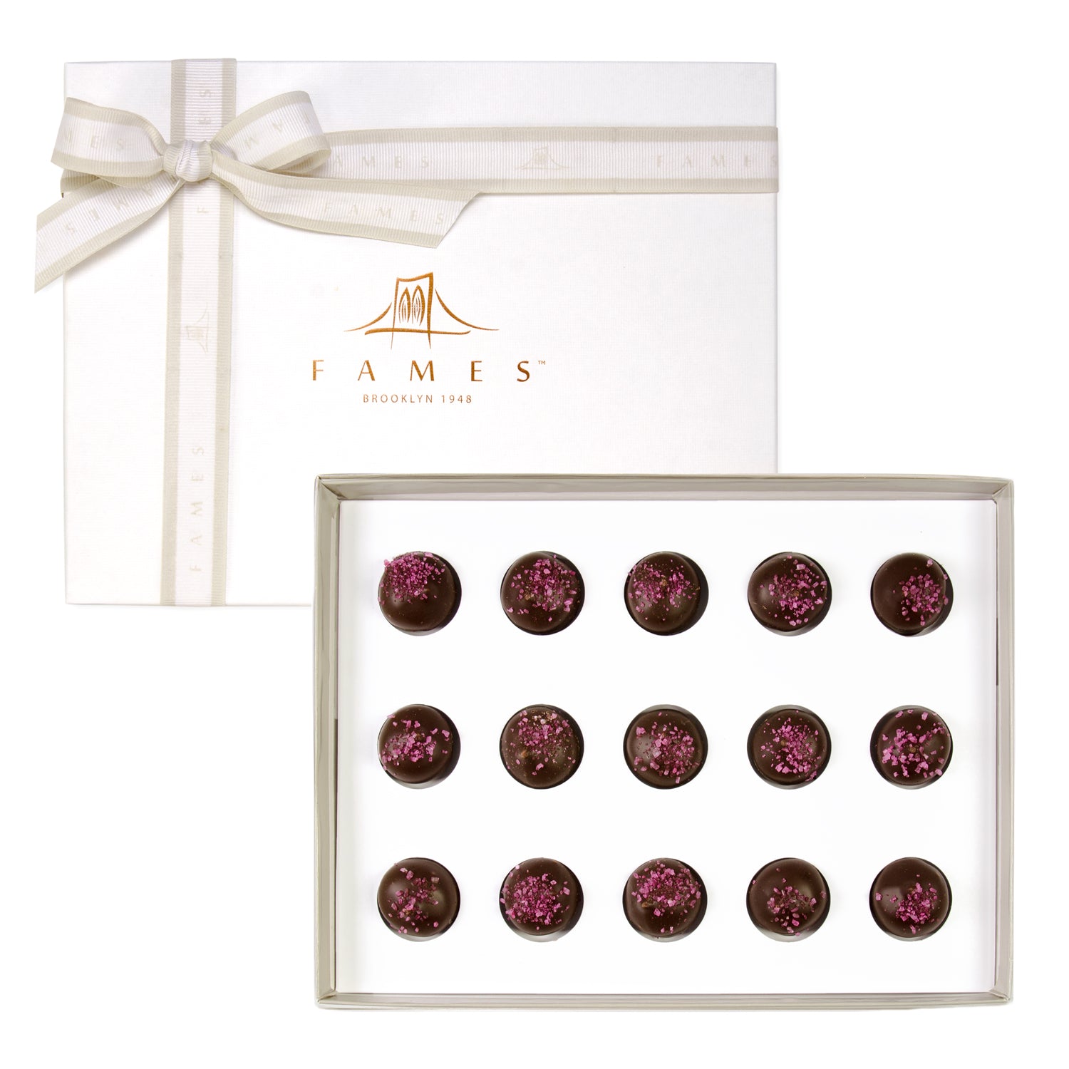 Berry Swirl Chocolate Gift Box, Kosher, Dairy Free.  Fames Chocolate   