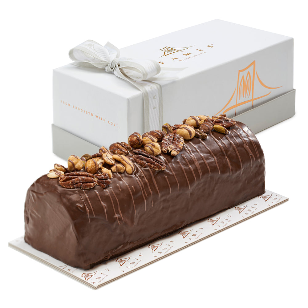 Halva Logs Chocolate Logs: Zebra, Dark, Truffle, and More - Fames Chocolate