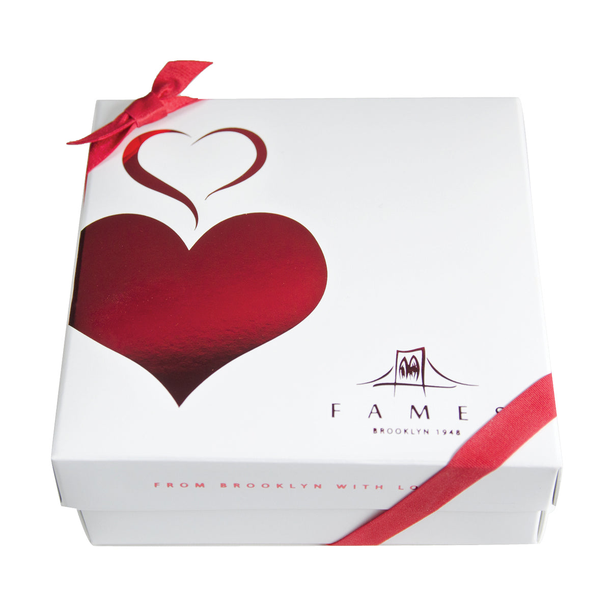 Chocolate Gift Box - Double The Love (31pc) Dairy Free, Kosher.  Fames Chocolate